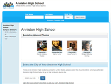 Tablet Screenshot of annistonhighschool.org